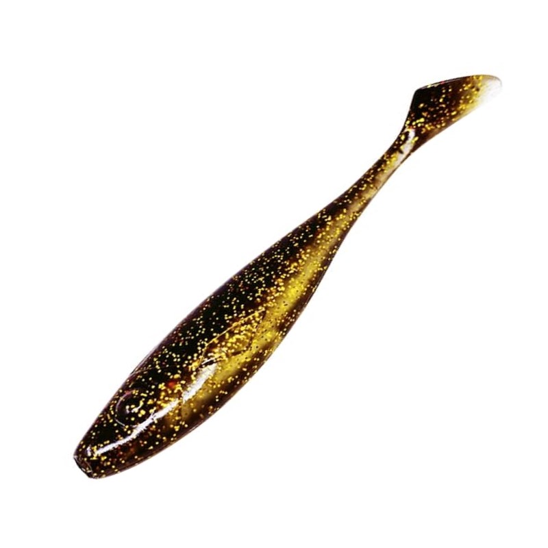 

Приманка силиконовая Gator Gum 12см (3шт) #ShinySmolt, Коричневый;черный;желтый, Gum