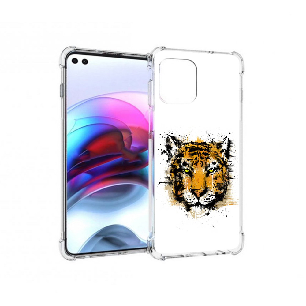 

Чехол MyPads Tocco для Motorola Edge тигруля (PT157712.351.643), Прозрачный, Tocco