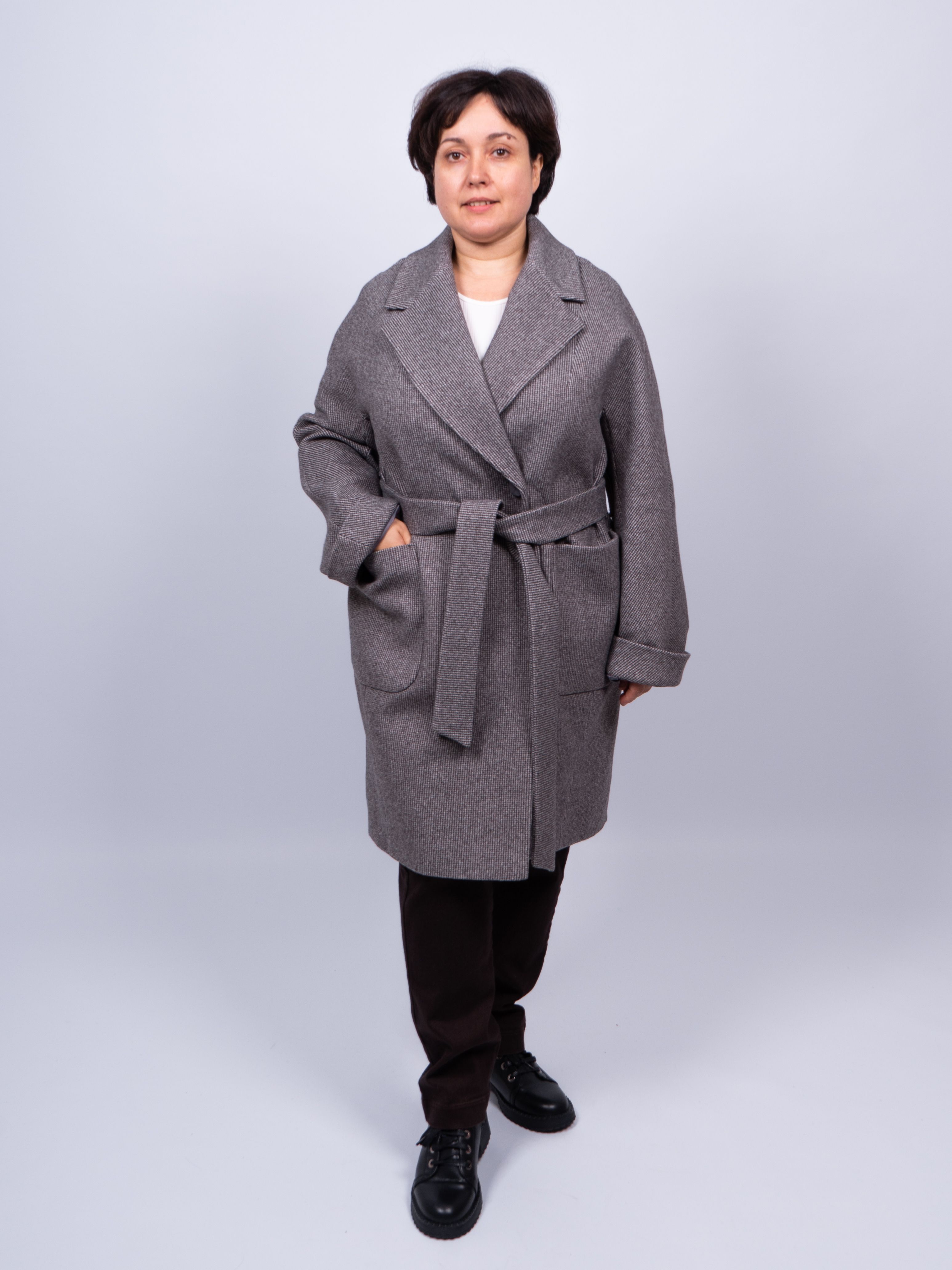 

Пальто женское 365 clothes KR-293B-Малзвезда серое 54 RU, Серый, KR-293B-Малзвезда