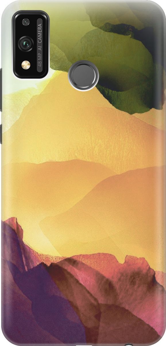 

Силиконовый чехол на Honor 9X Lite с принтом "Разноцветный гербарий", Желтый;зеленый, 6164