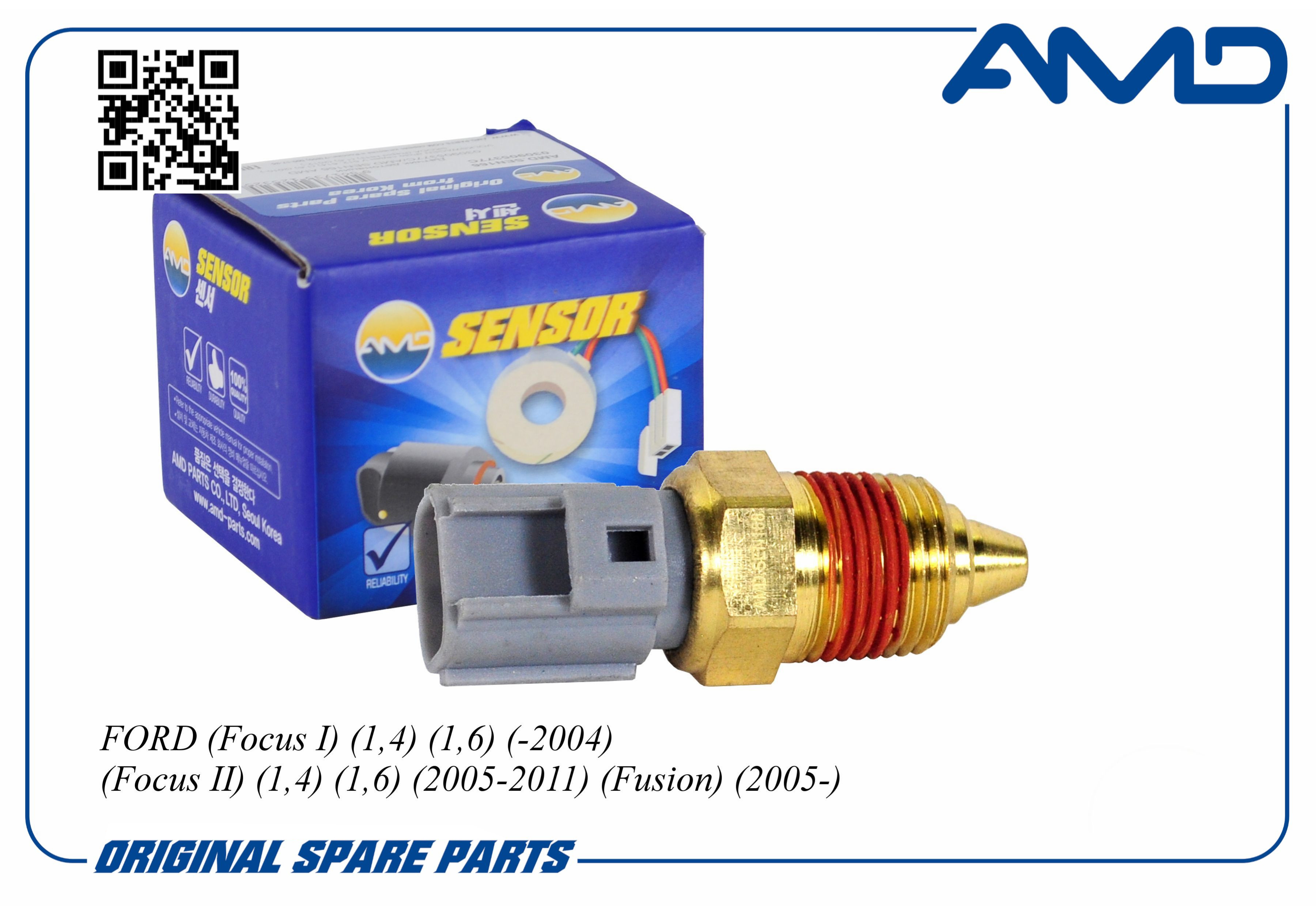 

Датчик температуры AMD 5263219/AMD.SEN188 для FORD Focus I 1,4 1,6 -2004 Focus II 1,4 1,6