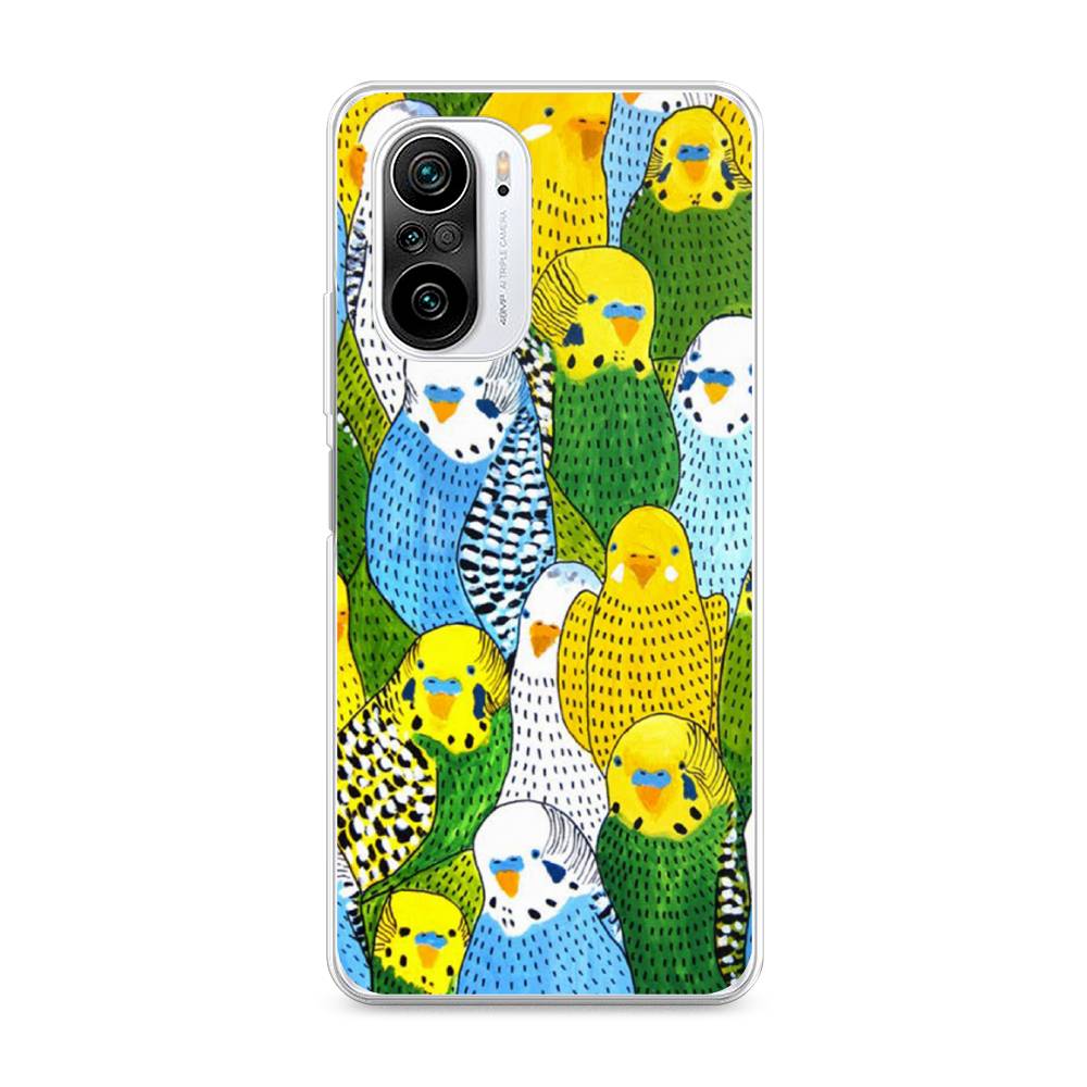 

Чехол Awog на Xiaomi Redmi K40 "Попугаи", Разноцветный, 310950-1
