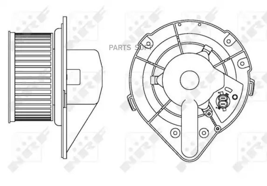 

Мотор Печки Отопителя Салона NRF 34164
