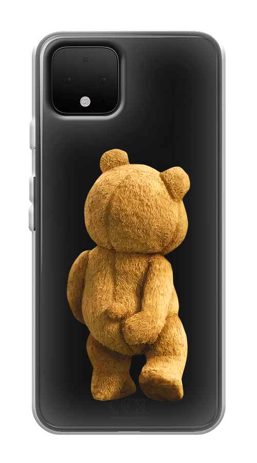 

Чехол на Google Pixel 4 "Медвежья спина", Коричневый;прозрачный, 270250-1