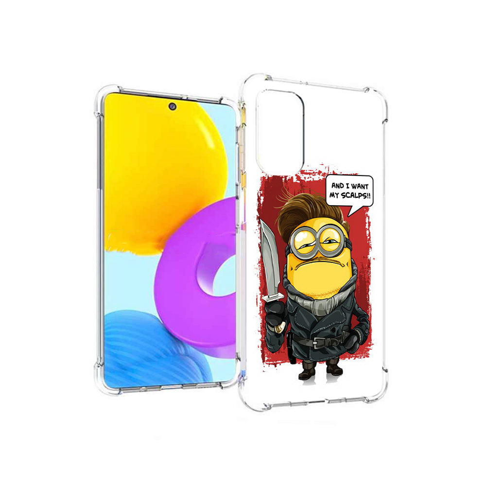 

Чехол MyPads Tocco для Samsung Galaxy M52 5G миньон убийца (PT226932.542.477), Прозрачный, Tocco
