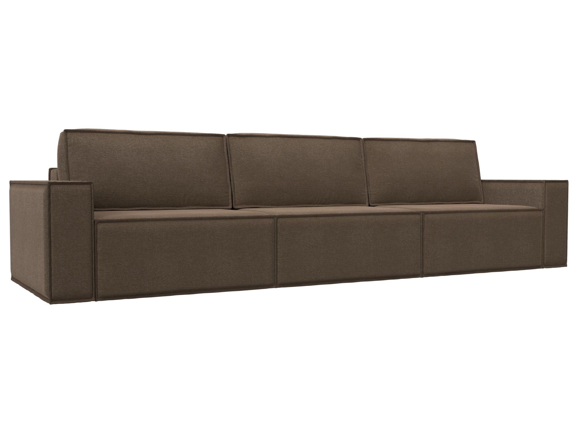 

Прямой диван Лига Диванов Куба лонг 345х116х92 см, коричневый, Прямой диван Куба лонг