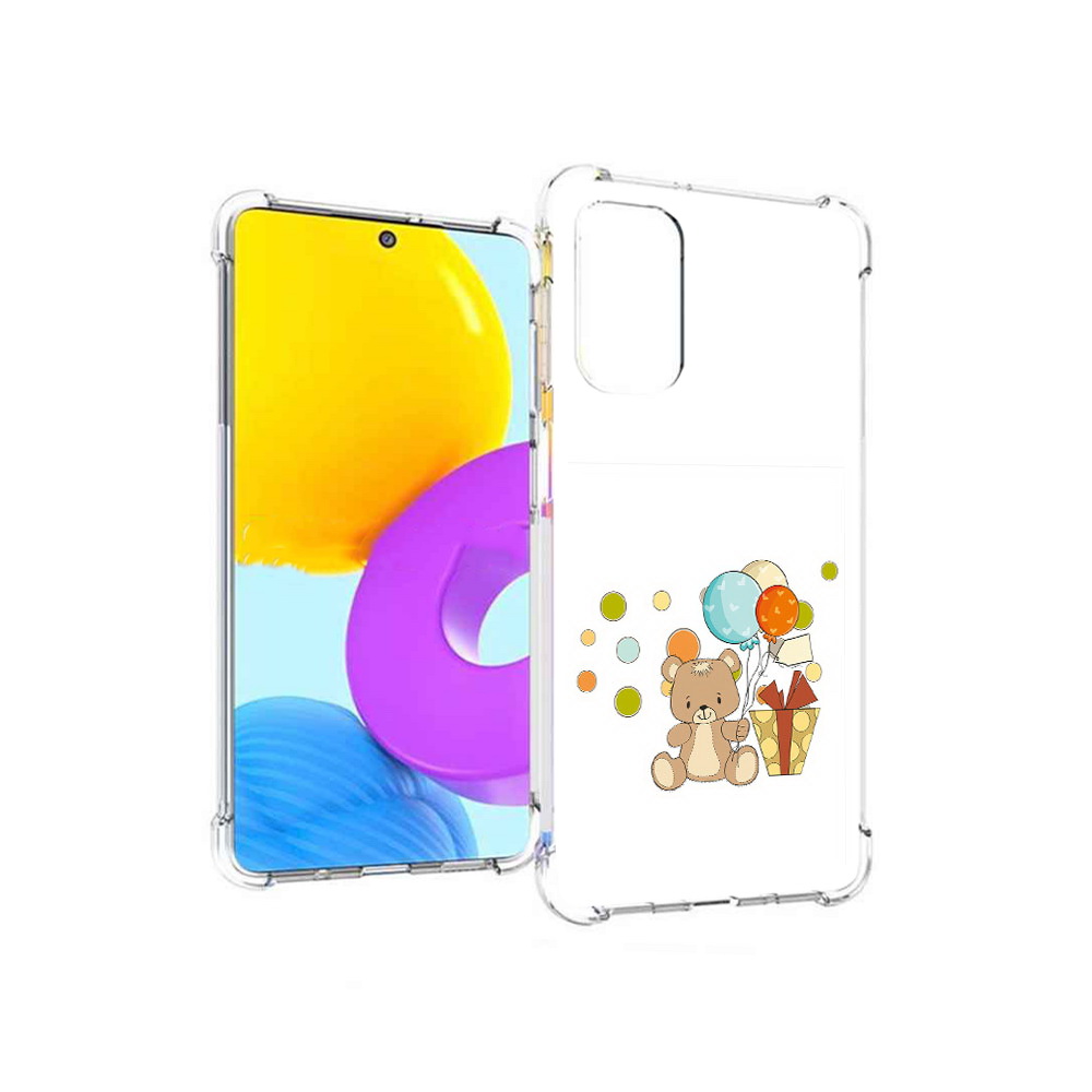 Чехол MyPads Tocco для Samsung Galaxy M52 5G медвеженок с подарком (PT226932.542.470)