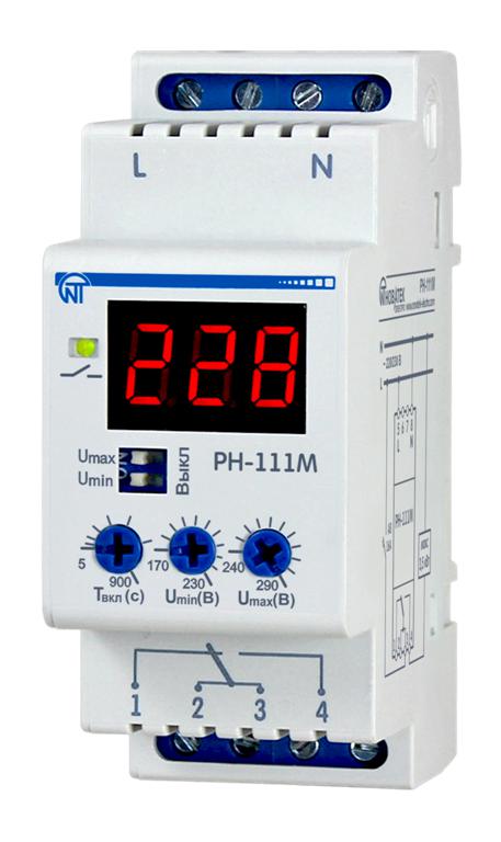 Реле напряжения РН-111М 1ф НовАтек-Электро 3425601111