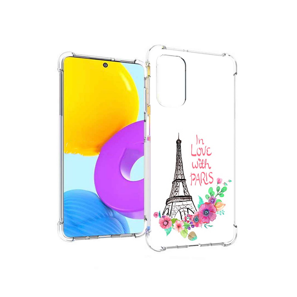 

Чехол MyPads Tocco для Samsung Galaxy M52 5G любимый париж (PT226932.542.452), Прозрачный, Tocco