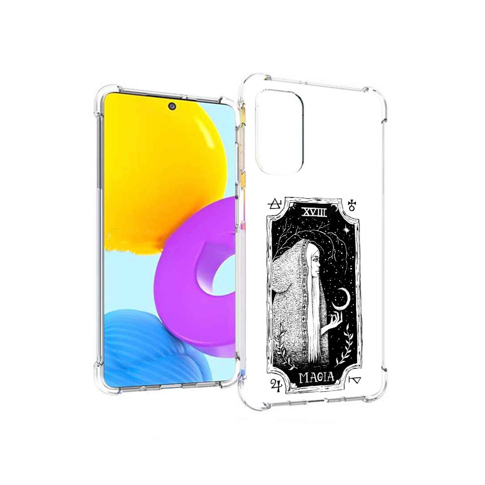 

Чехол MyPads Tocco для Samsung Galaxy M52 5G лунная магия (PT226932.542.447), Прозрачный, Tocco