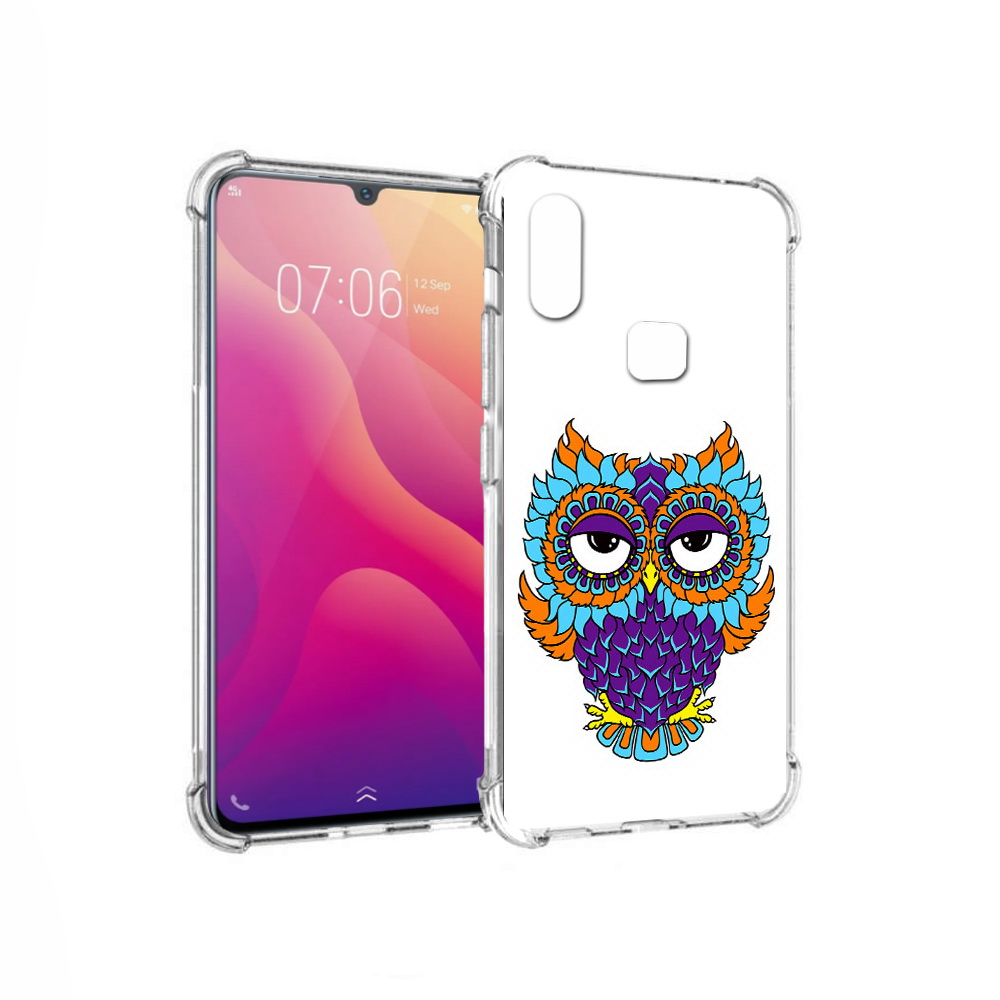 

Чехол MyPads Tocco для Vivo V11i Цветная сова (PT119353.424.198), Прозрачный, Tocco