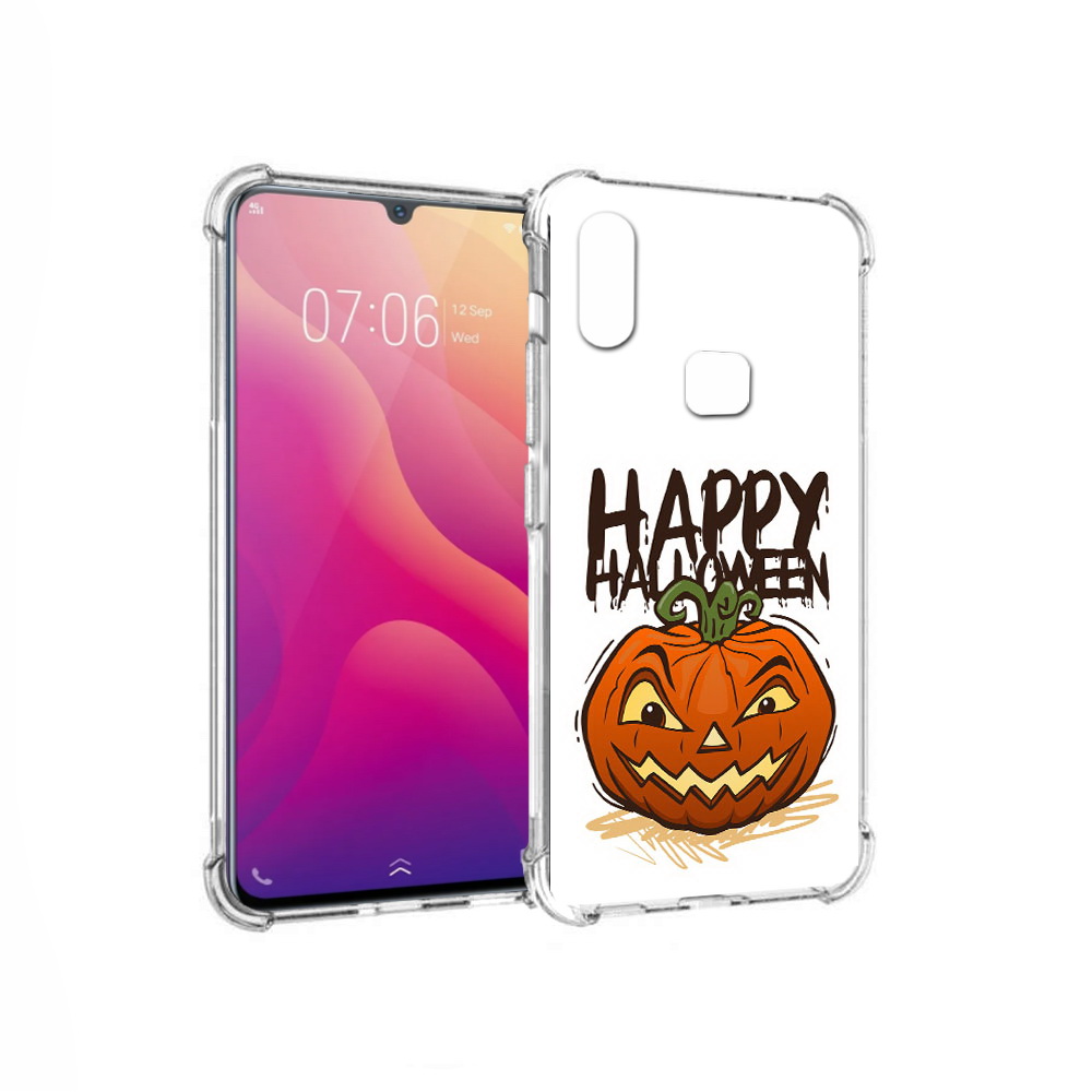 

Чехол MyPads Tocco для Vivo V11i Хэллоуин счастливый (PT119353.424.195), Прозрачный, Tocco
