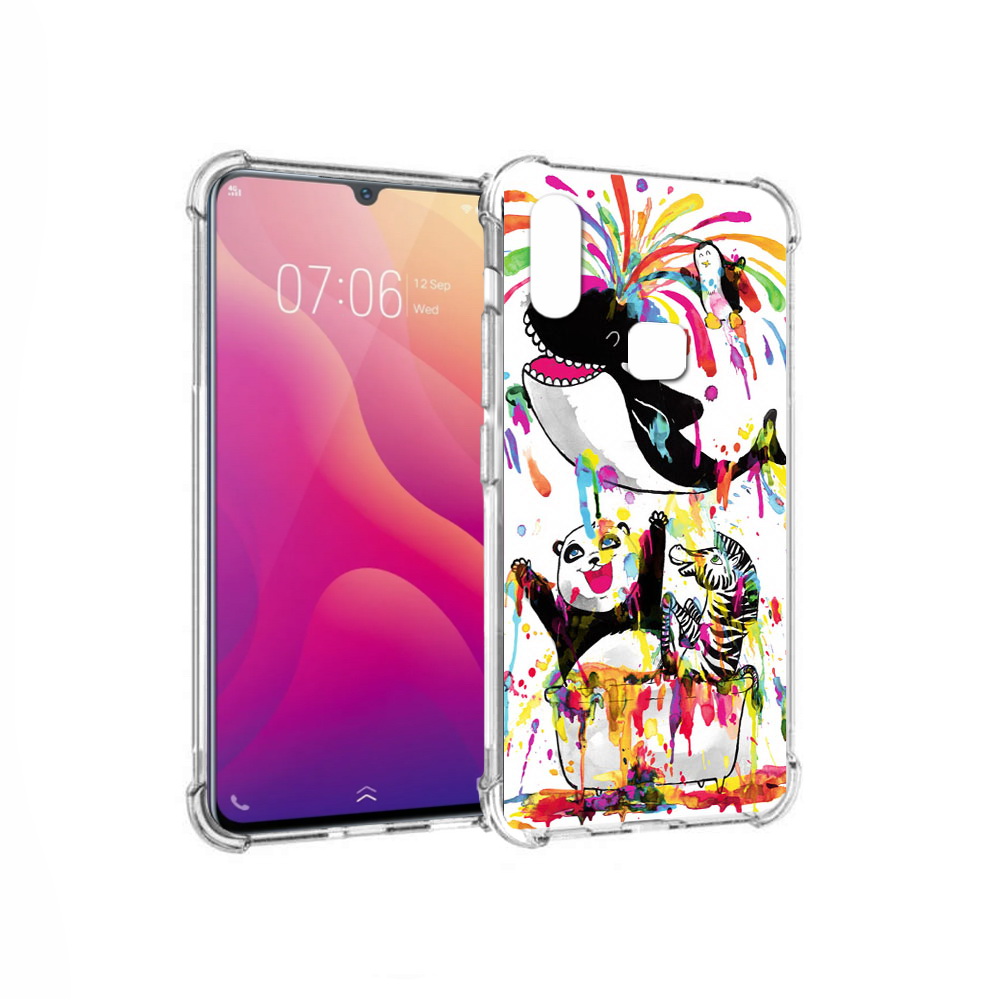

Чехол MyPads Tocco для Vivo V11i Хиппи кит (PT119353.424.191), Прозрачный, Tocco
