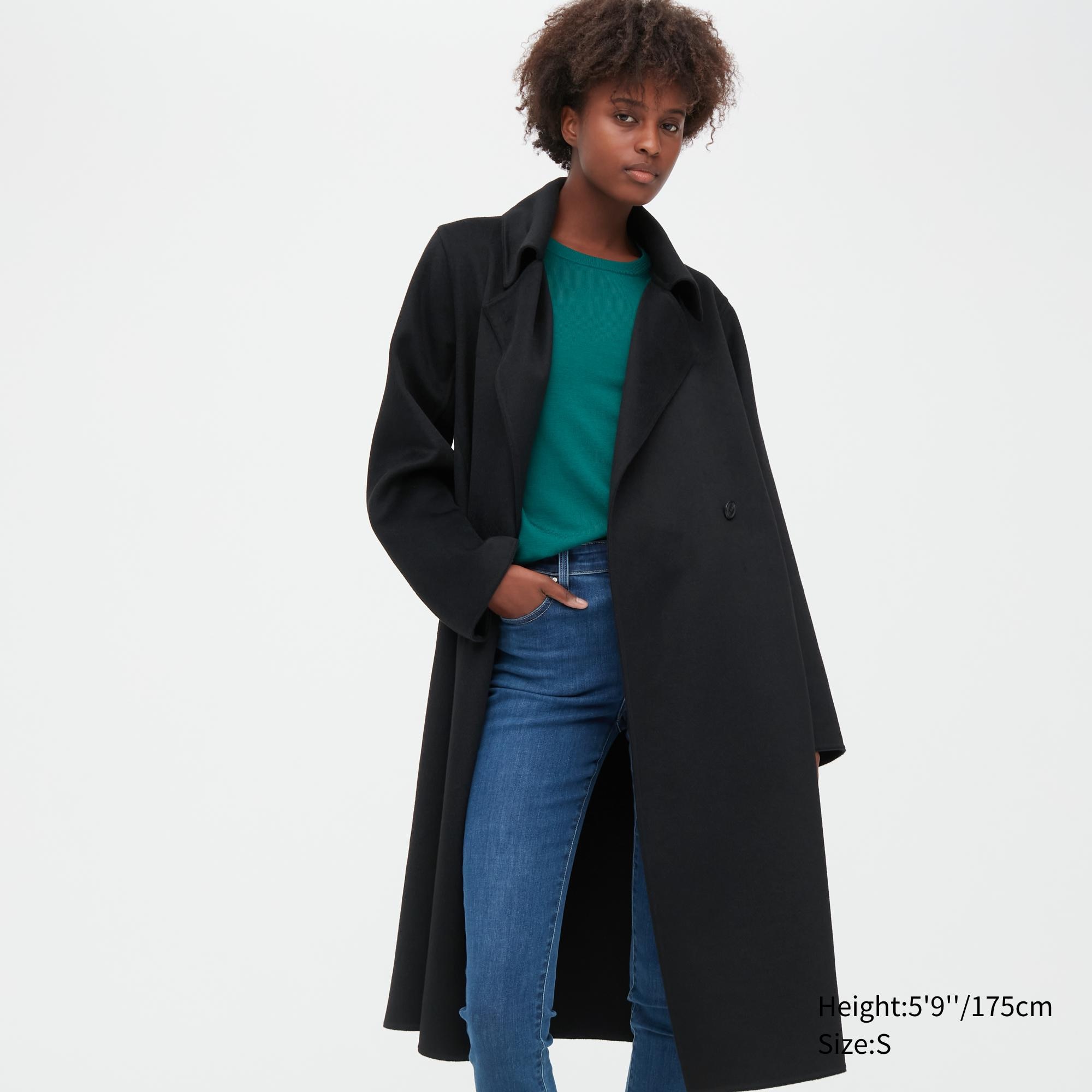 

Плащ женский UNIQLO 450500COL09 черный 2XS (доставка из-за рубежа), 450500COL09