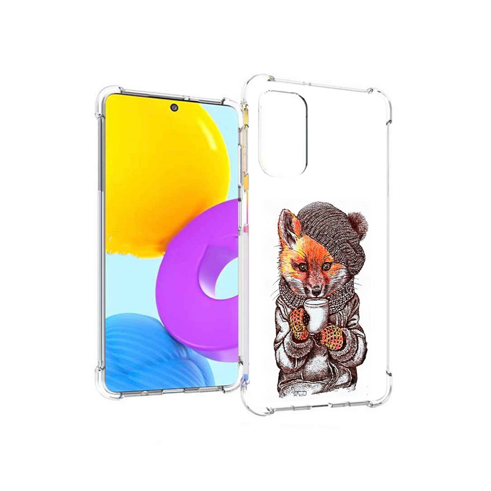 

Чехол MyPads Tocco для Samsung Galaxy M52 5G лиса в шапке (PT226932.542.437), Tocco