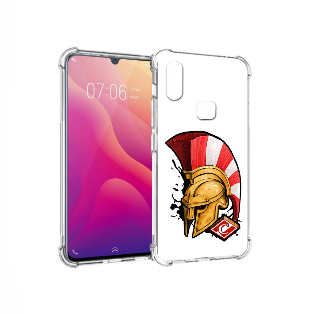 

Чехол MyPads Tocco для Vivo V11i ФК спартак шлем (PT119353.424.185), Прозрачный, Tocco