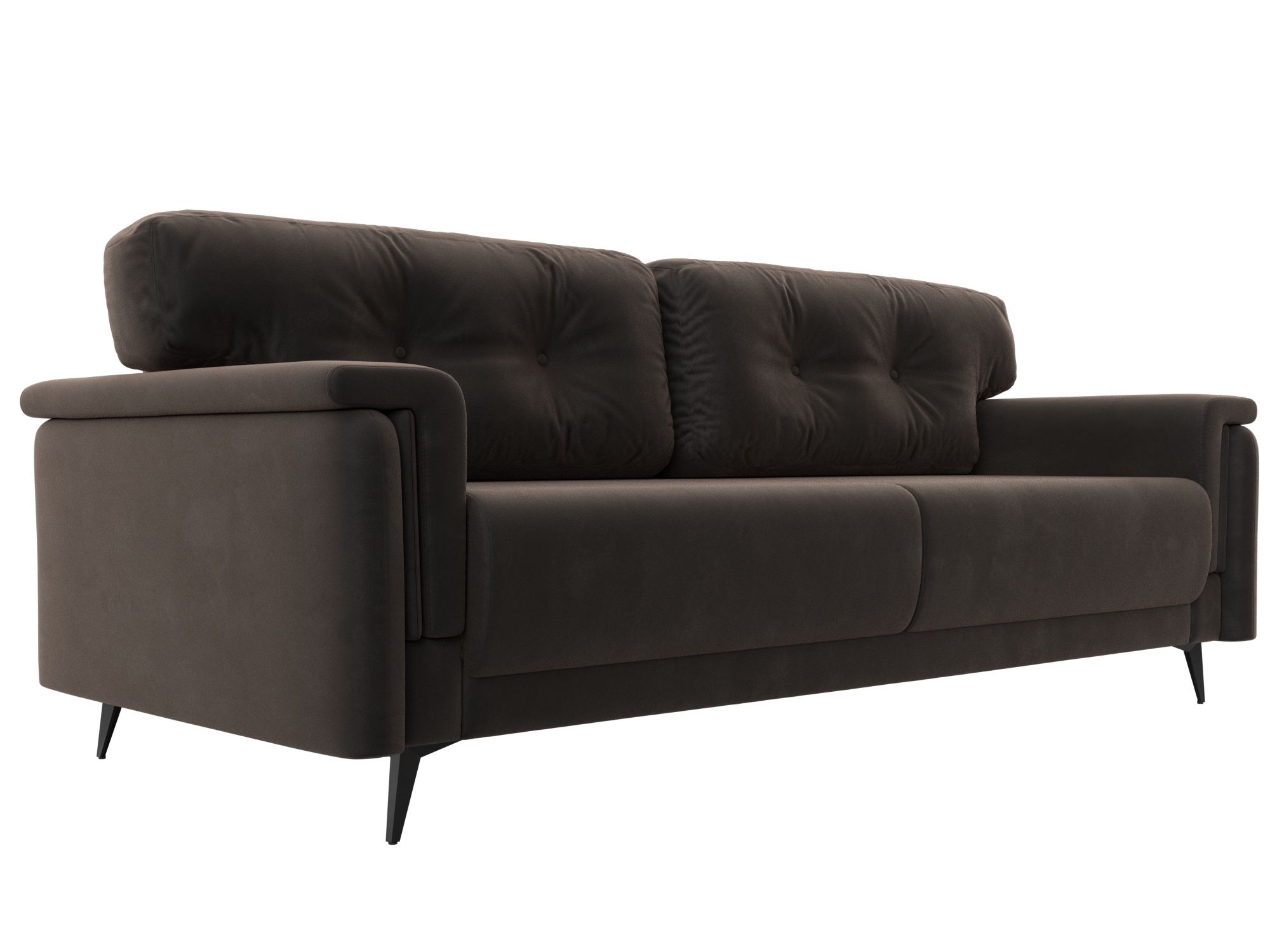 

Прямой диван Лига Диванов Оксфорд 230х101х96 см, коричневый, Прямой диван Оксфорд