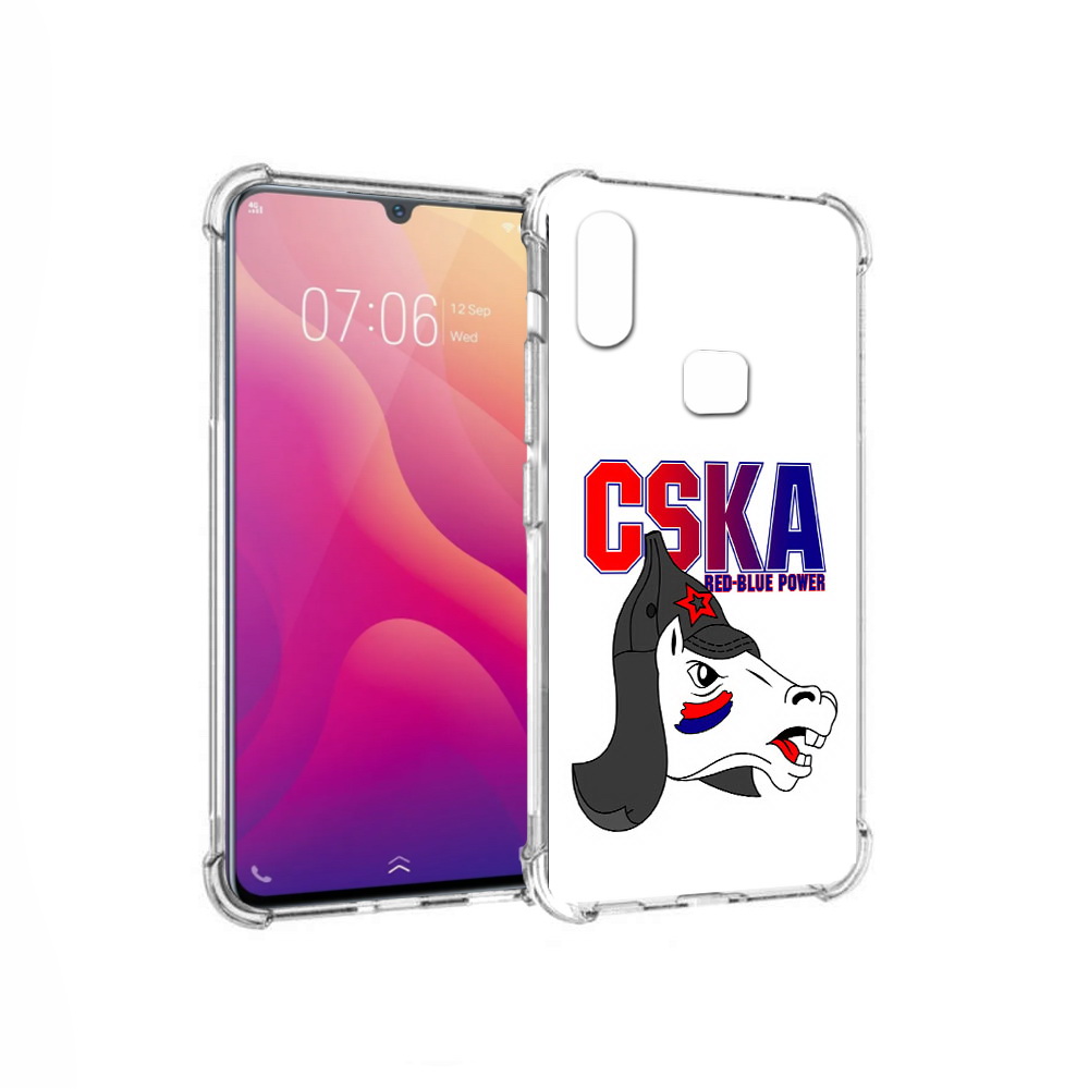 

Чехол MyPads Tocco для Vivo V11i ФК ЦСК лошадка россия (PT119353.424.179), Прозрачный, Tocco