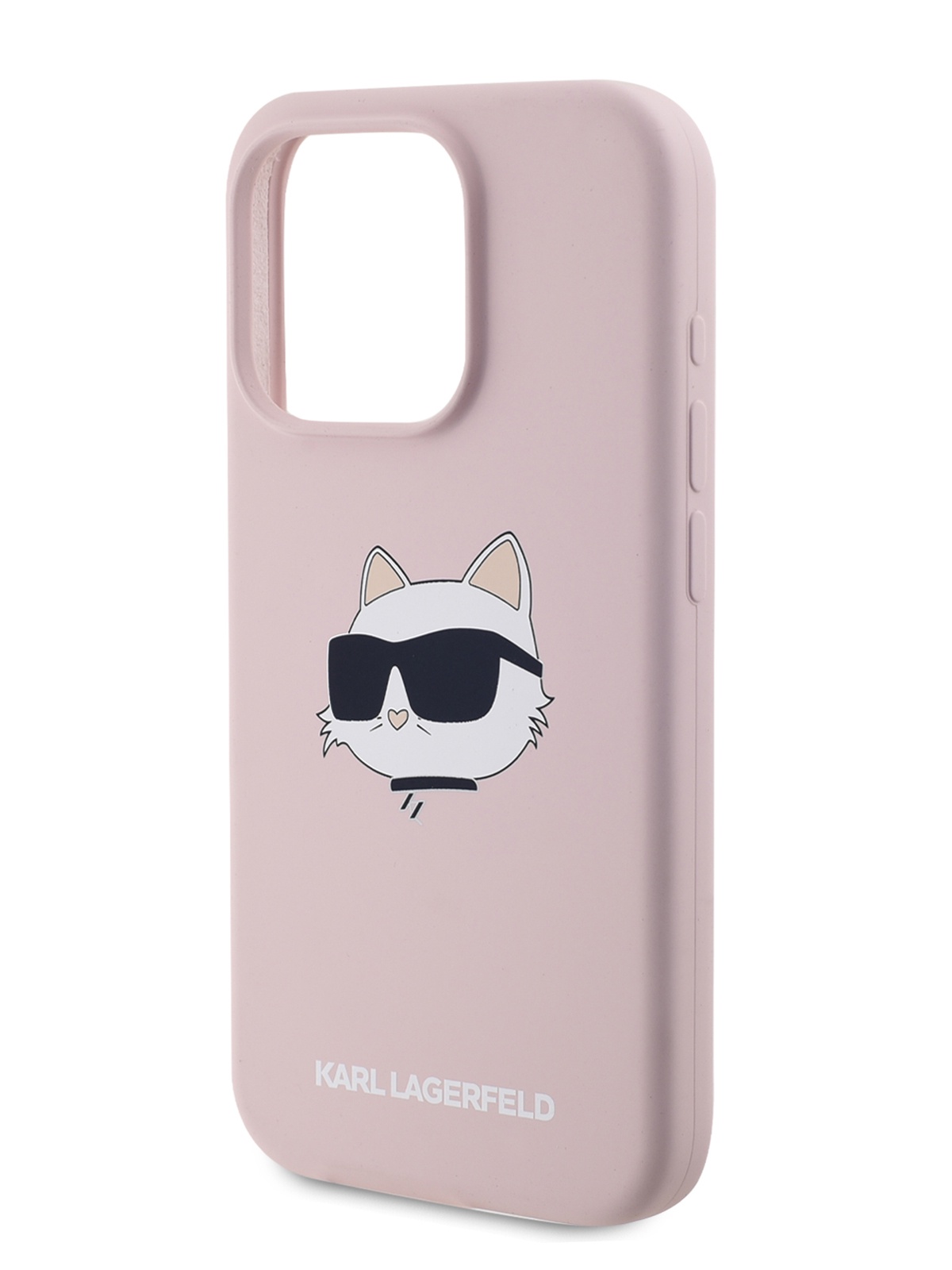 Чехол Karl Lagerfeld для iPhone 15 Pro Liquid Silicone с MagSafe, розовый