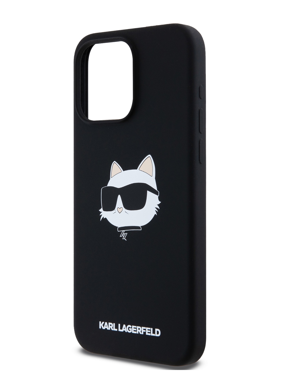 Чехол Karl Lagerfeld для iPhone 15 Pro Liquid Silicone с MagSafe, черный