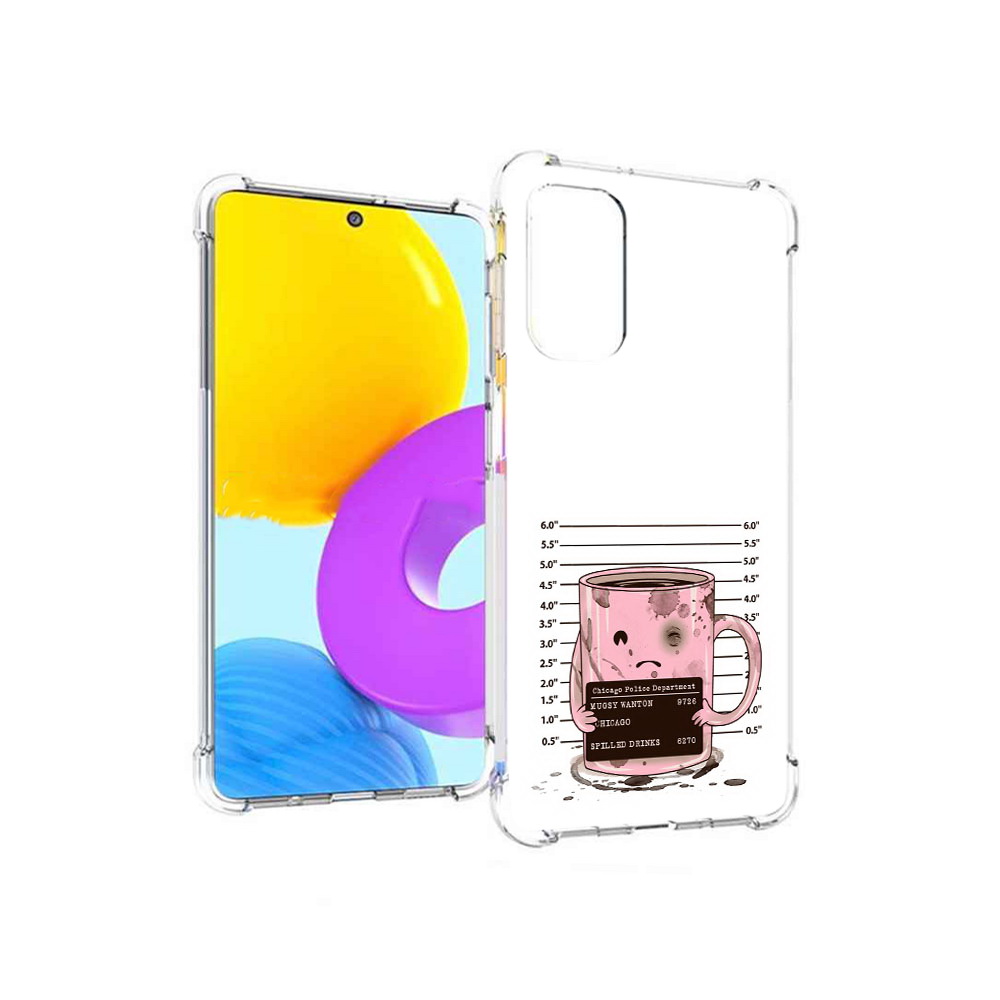 

Чехол MyPads Tocco для Samsung Galaxy M52 5G кружка (PT226932.542.420), Прозрачный, Tocco