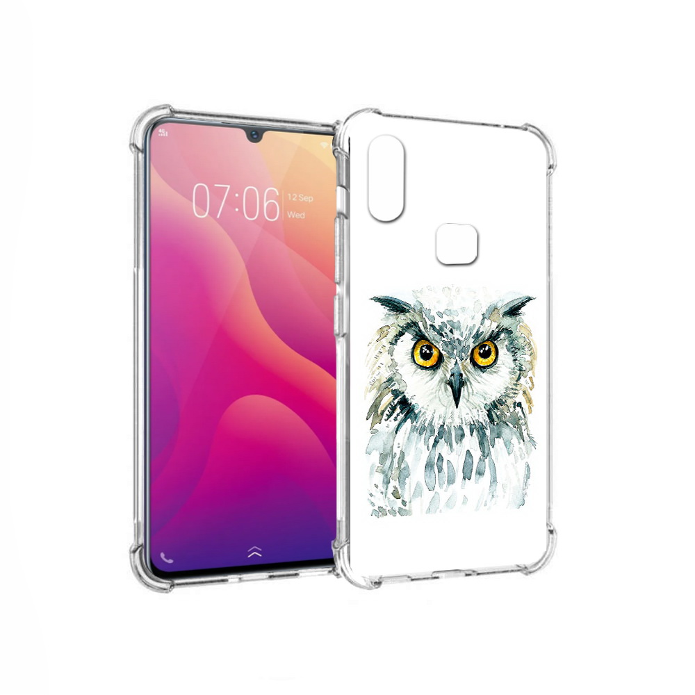 

Чехол MyPads Tocco для Vivo V11i Серьезная сова (PT119353.424.156), Прозрачный, Tocco