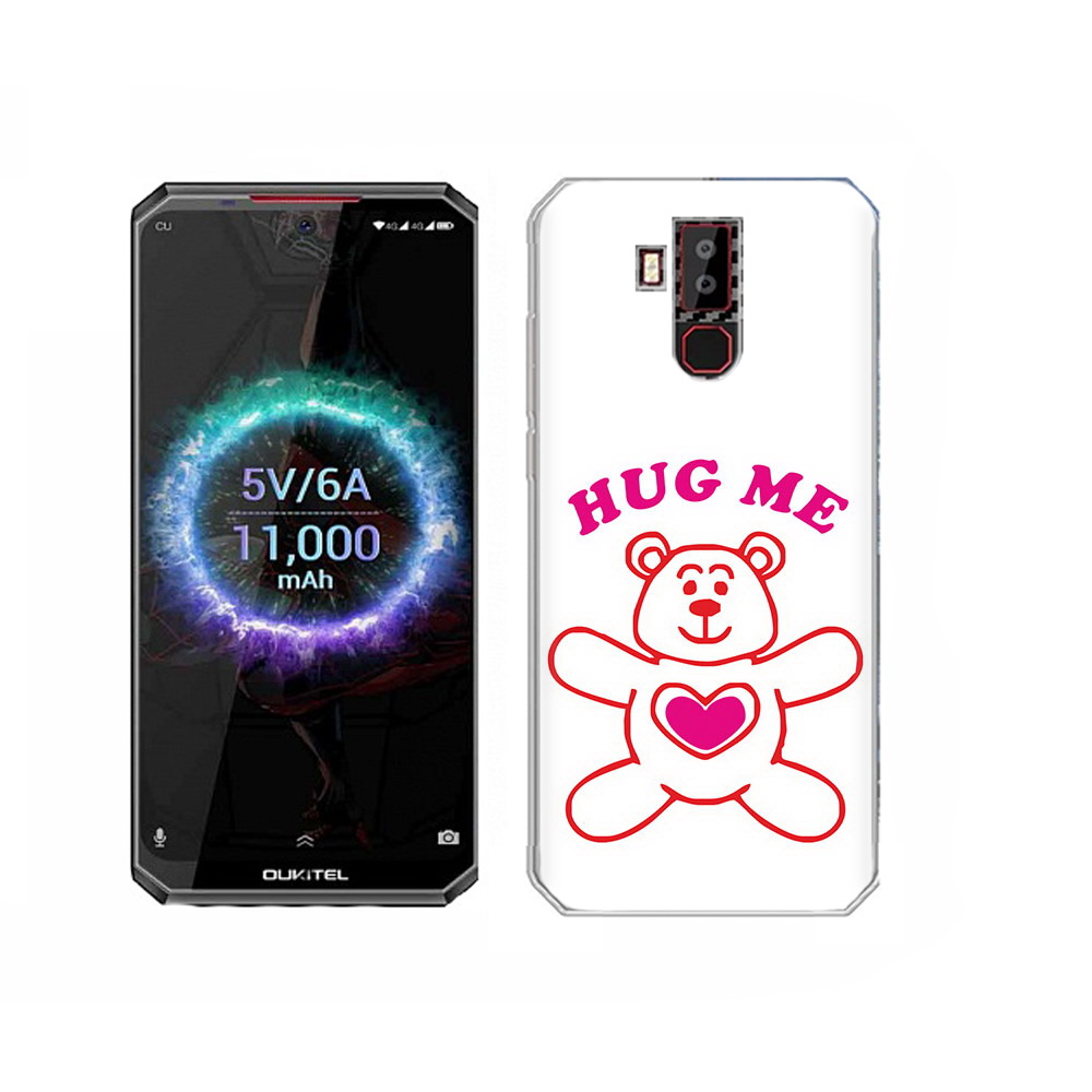 

Чехол MyPads Tocco для Oukitel K13 Pro 14 февраля обними меня, Прозрачный, Tocco