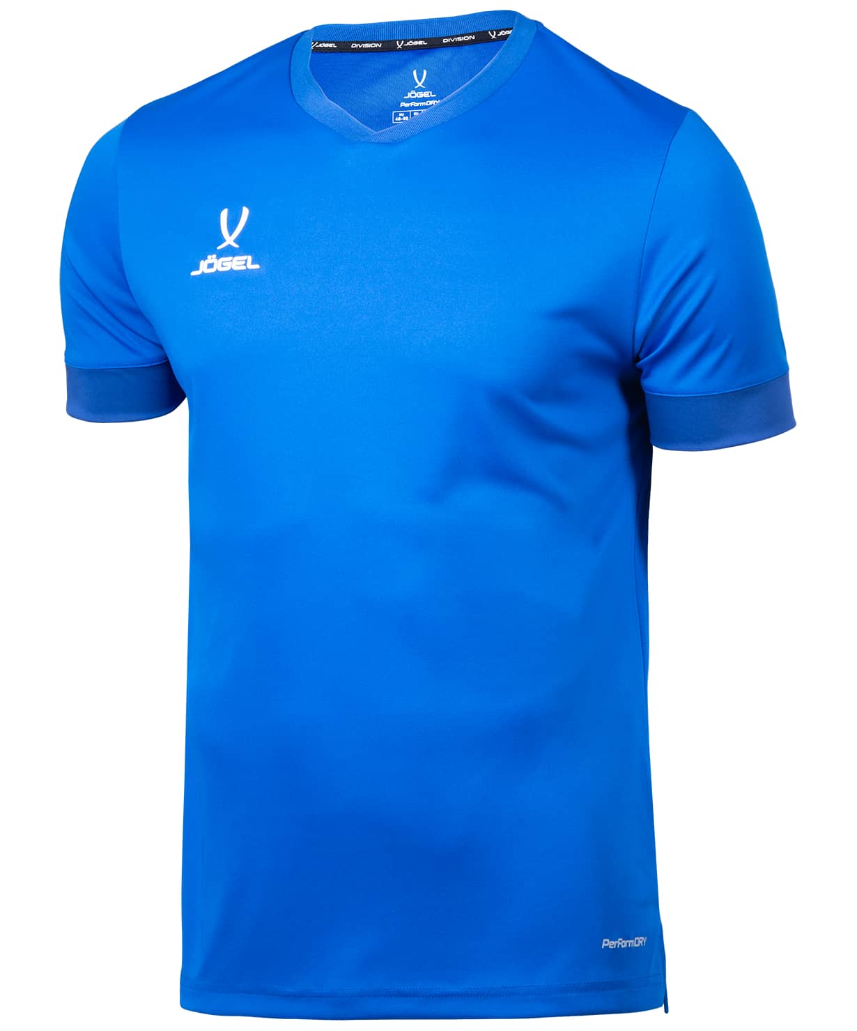 фото Футболка игровая division performdry union jersey, синий/темно-синий/белый, детская xs jogel