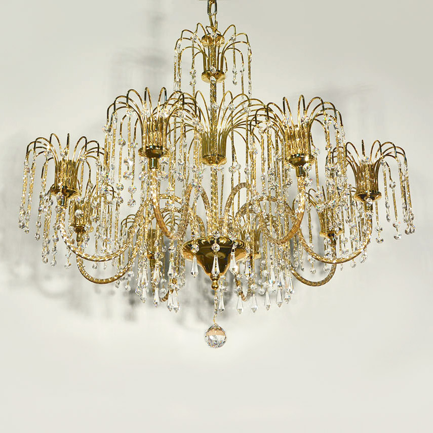 

Люстра Florex International Oro 1406 E14 60w с подвесками