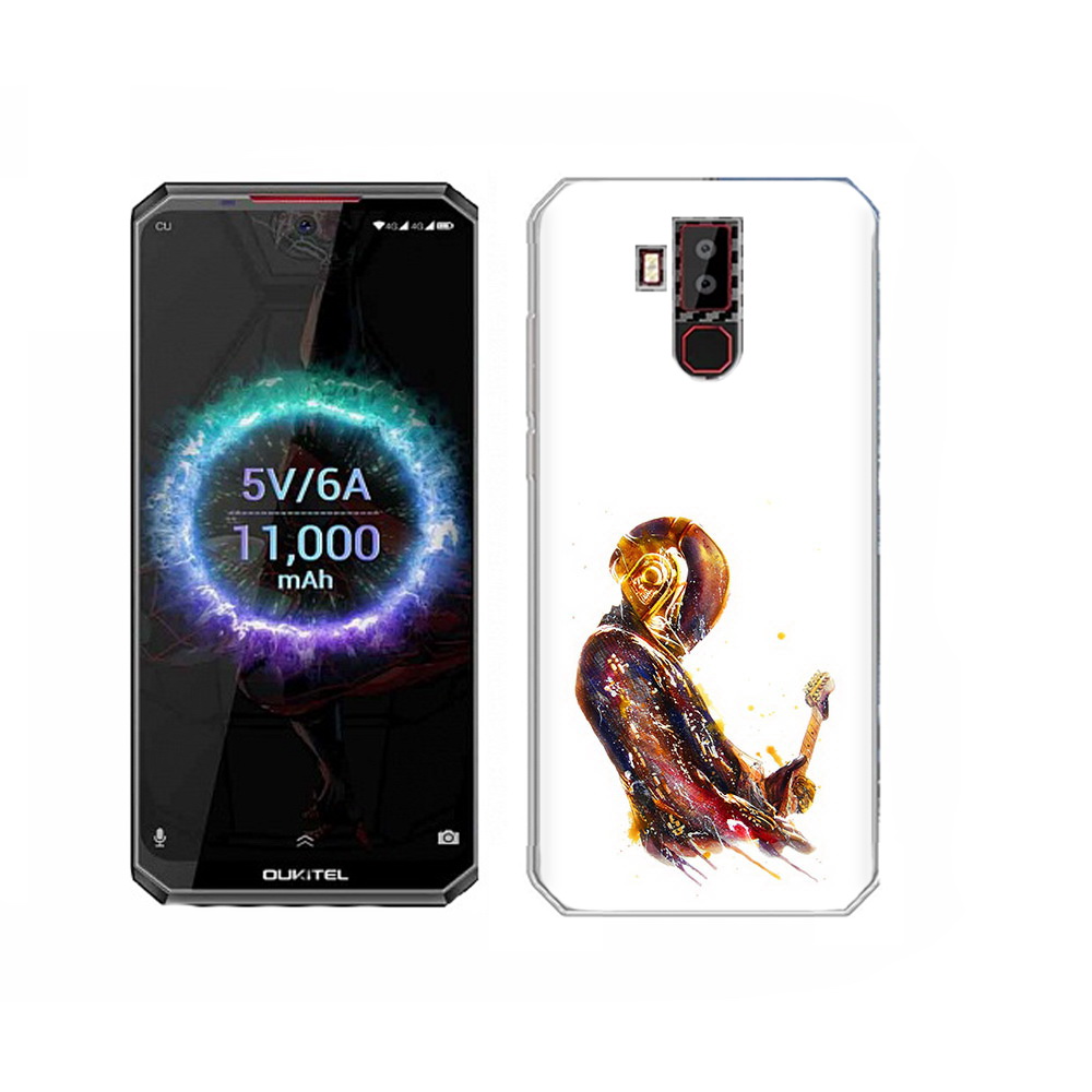 

Чехол MyPads Tocco для Oukitel K13 Pro космо-музыкант, Прозрачный, Tocco