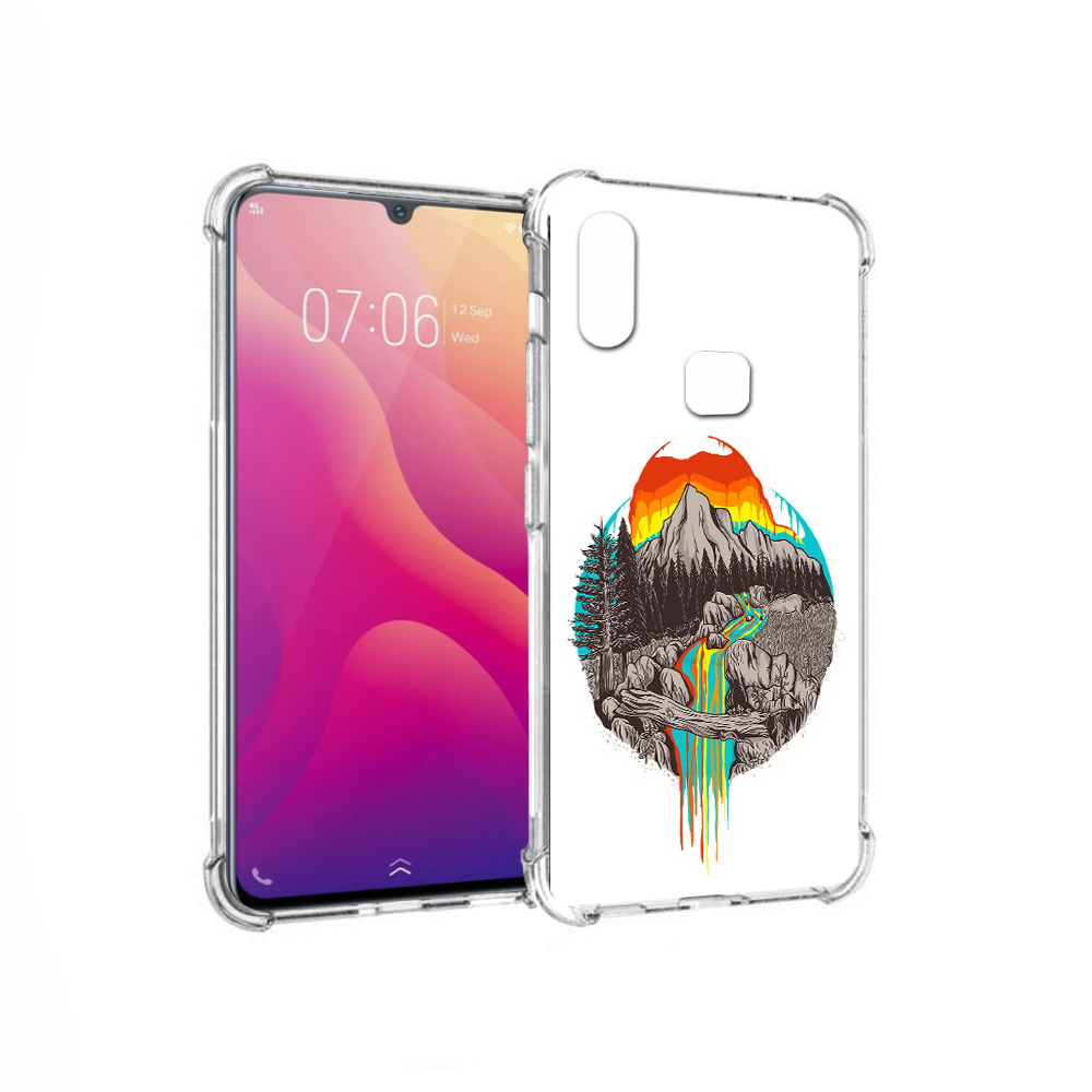 

Чехол MyPads Tocco для Vivo V11i Радужный водопад (PT119353.424.144), Прозрачный, Tocco