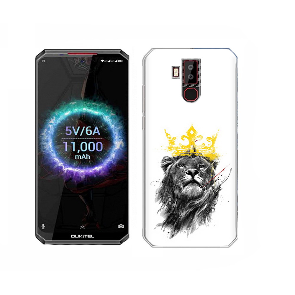

Чехол MyPads Tocco для Oukitel K13 Pro король-лев, Прозрачный, Tocco