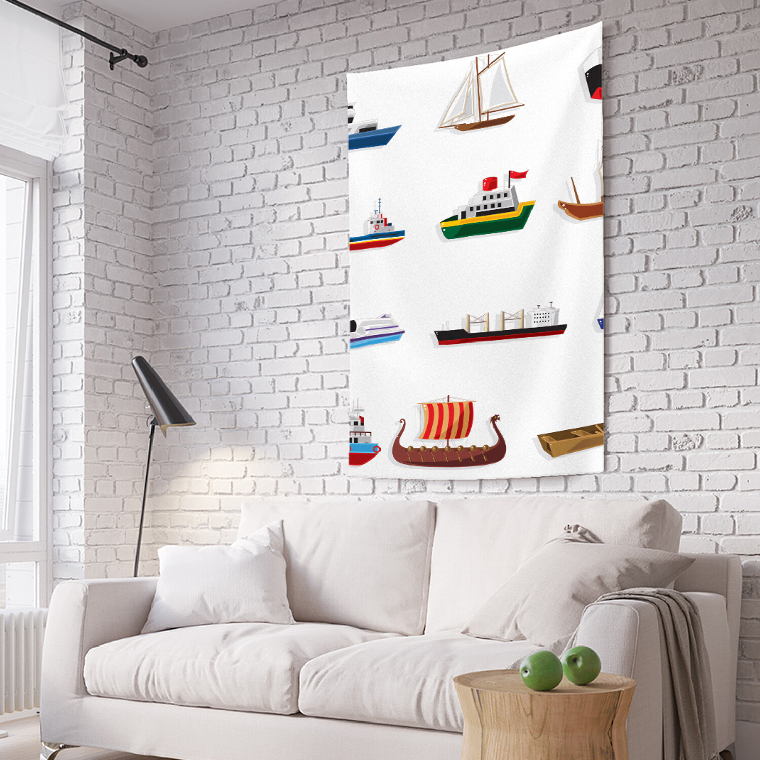 

Вертикальное фотопанно на стену JoyArty Судоходная история 150x200 см, Судоходная история