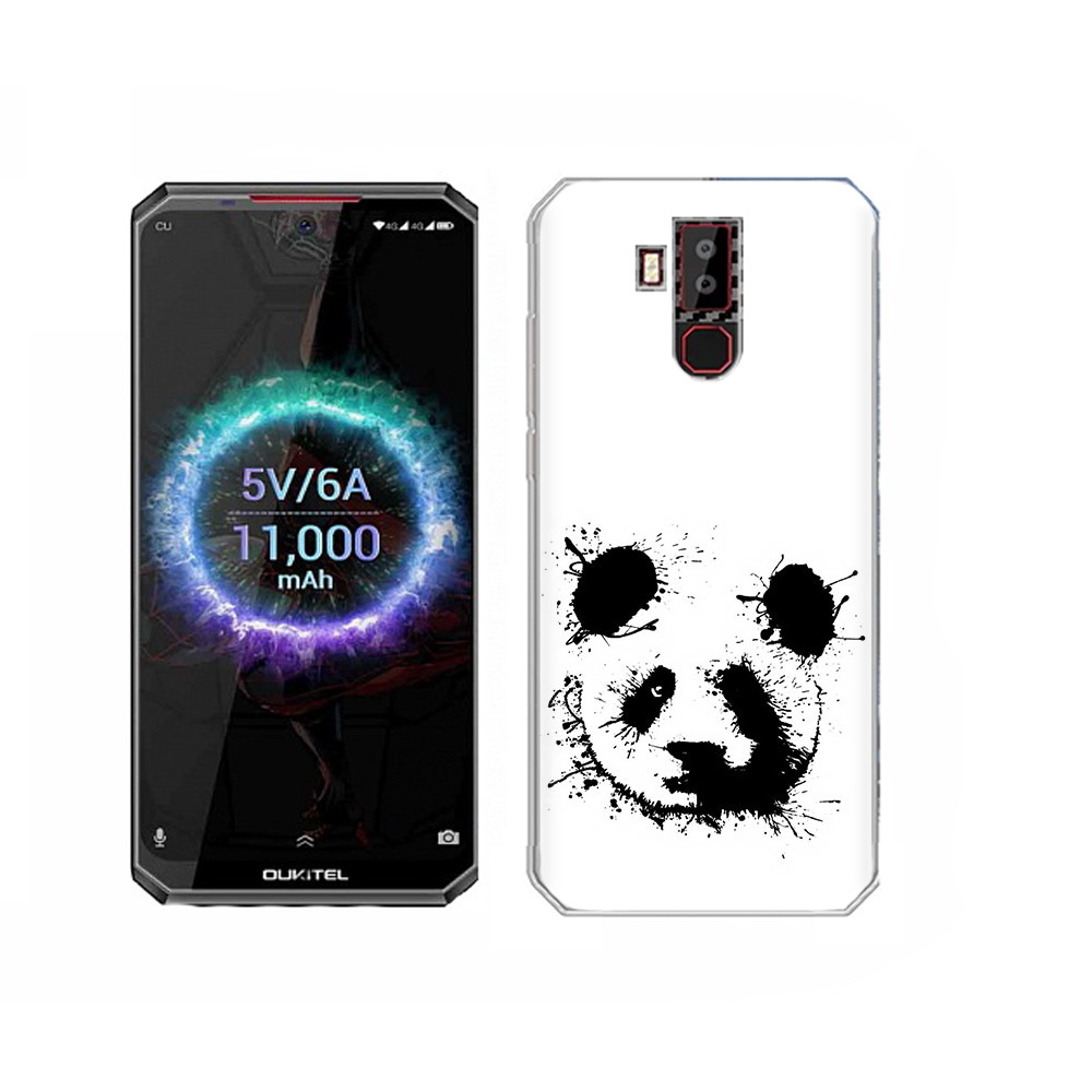 

Чехол MyPads Tocco для Oukitel K13 Pro клякса-панда, Прозрачный, Tocco