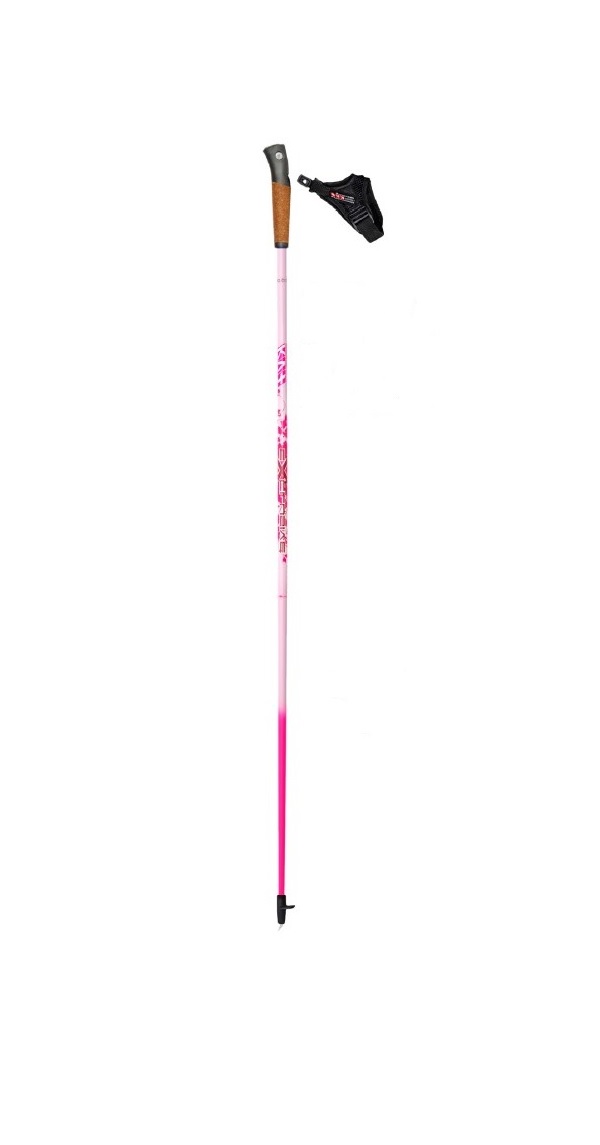 Палки для скандинавской ходьбы KV+ Exclusive pink clip, 9W08P