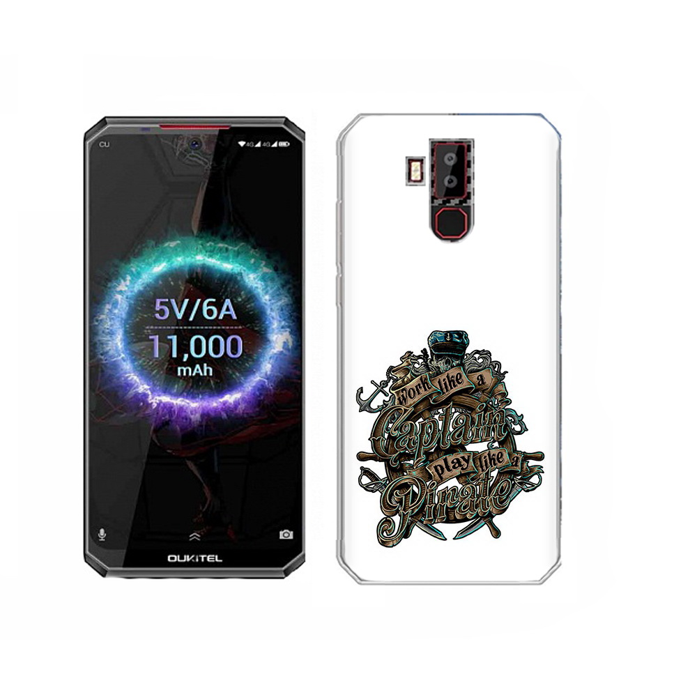 

Чехол MyPads Tocco для Oukitel K13 Pro капитан пиратов, Прозрачный, Tocco