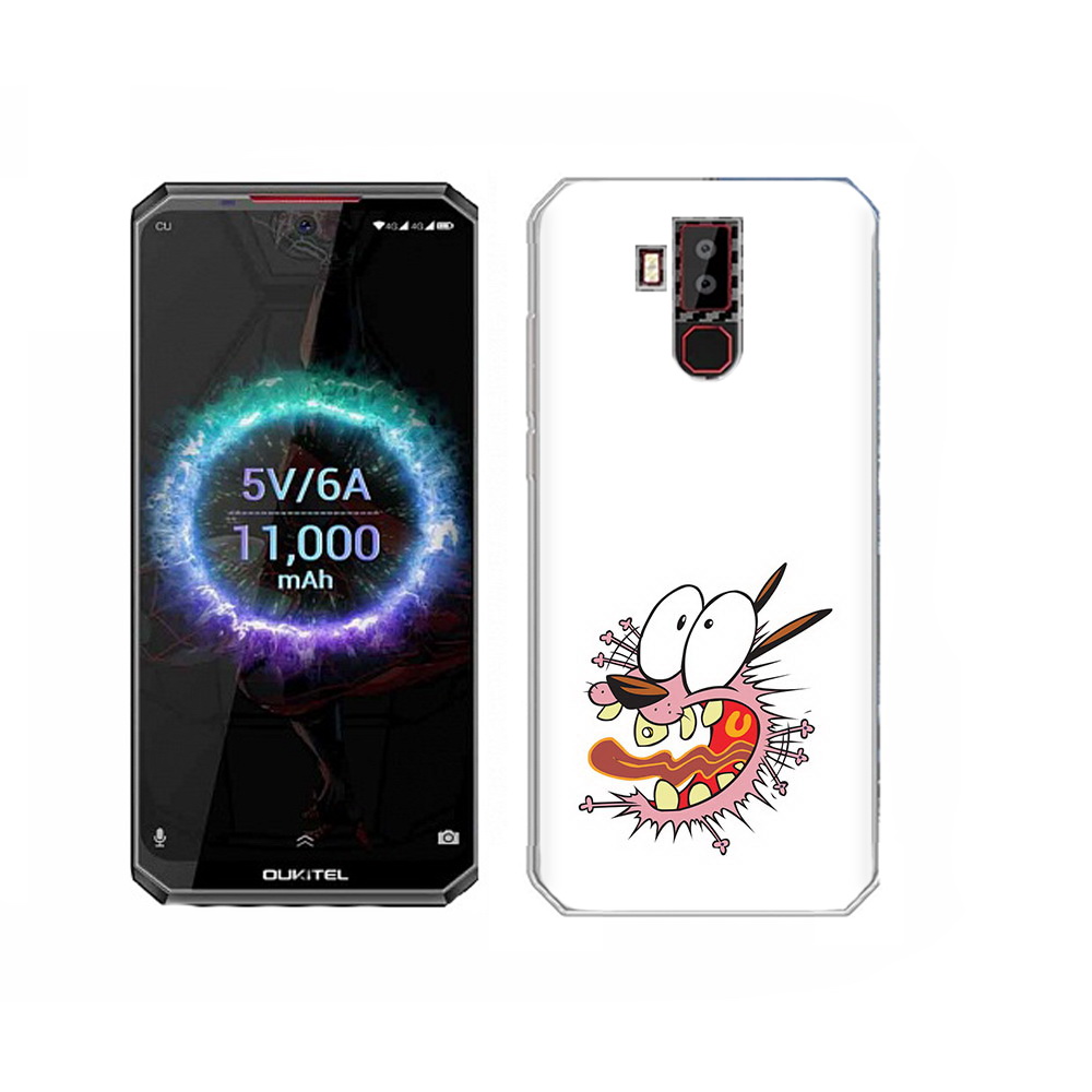 

Чехол MyPads Tocco для Oukitel K13 Pro испуганный бобик, Прозрачный, Tocco