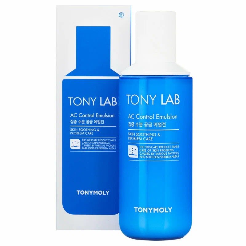 Эмульсия для лица Tony Moly Tony Lab AC Control для проблемной кожи, 160 мл эмульсия tony moly propolis tower barrier emulsion восстанавливающая с прополисом 140 мл