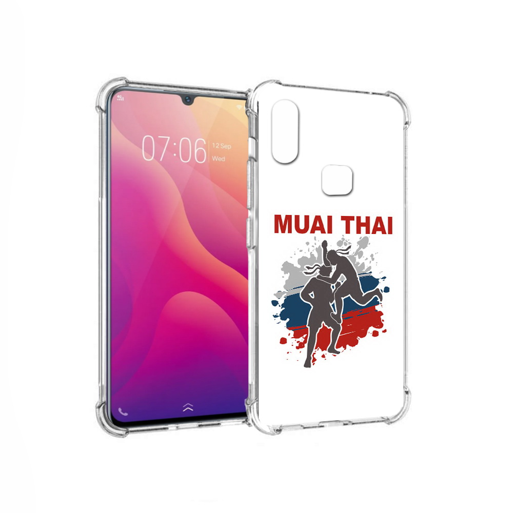 

Чехол MyPads Tocco для Vivo V11i Муайтай (PT119353.424.123), Прозрачный, Tocco