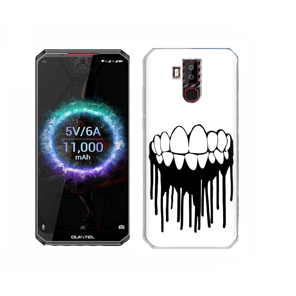 

Чехол MyPads Tocco для Oukitel K13 Pro зубы, Прозрачный, Tocco