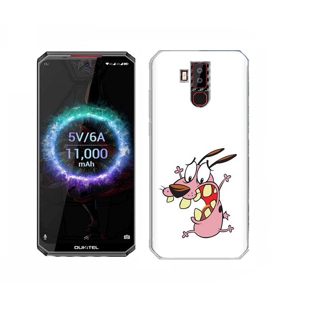 

Чехол MyPads Tocco для Oukitel K13 Pro зубастый бобик, Прозрачный, Tocco