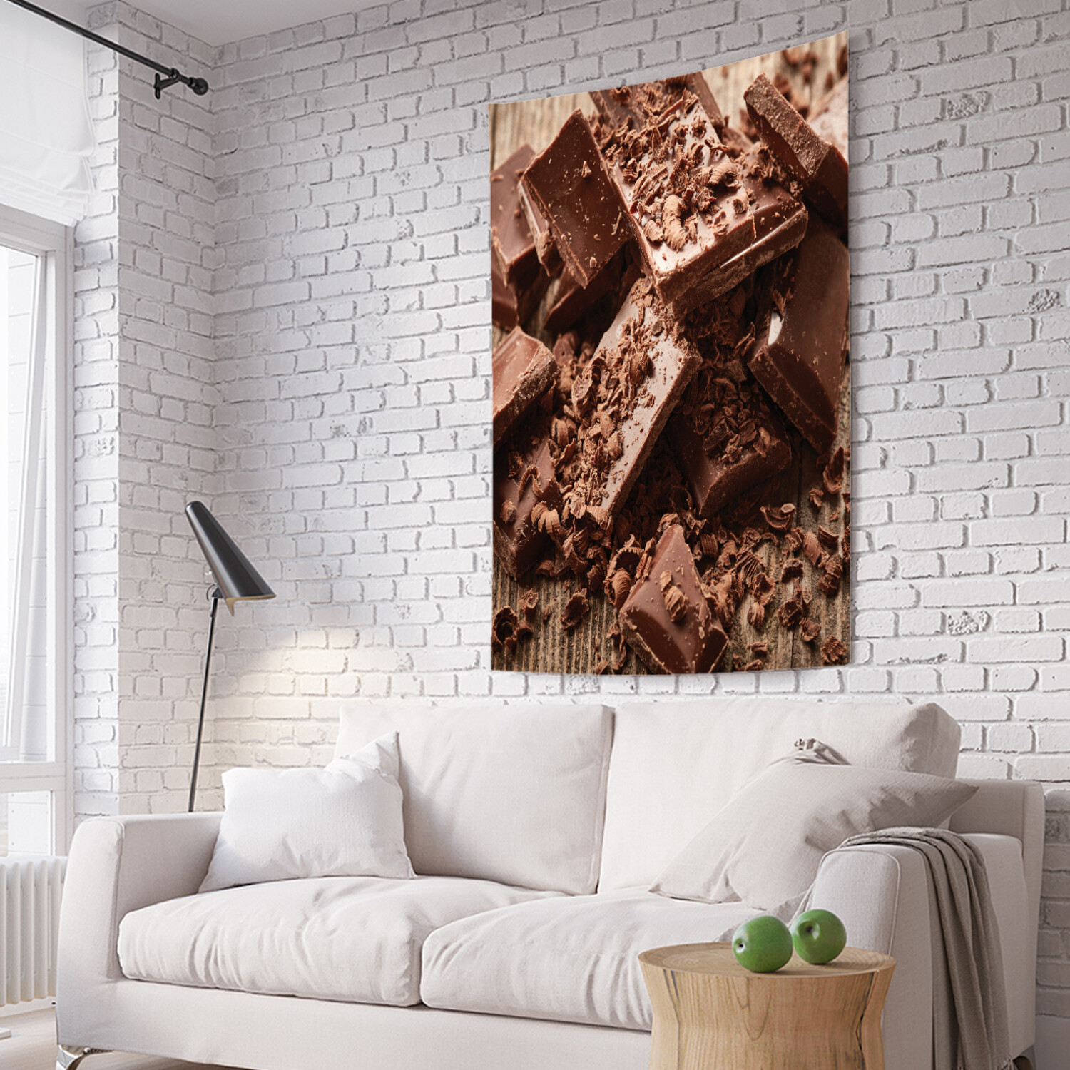 

Вертикальное фотопанно на стену JoyArty Стружка и плитки шоколада 150x200 см, Стружка и плитки шоколада