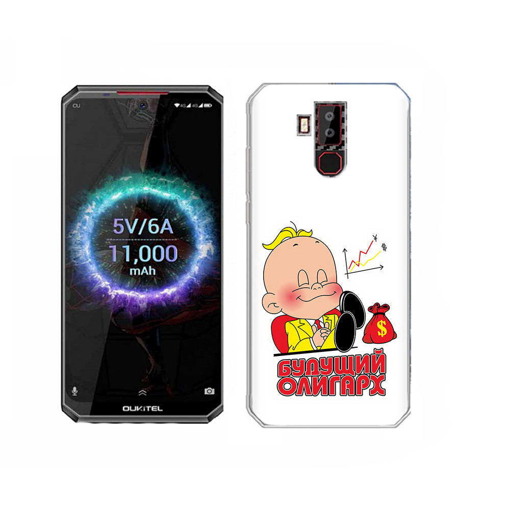 

Чехол MyPads Tocco для Oukitel K13 Pro Будущий олигарх, Прозрачный, Tocco