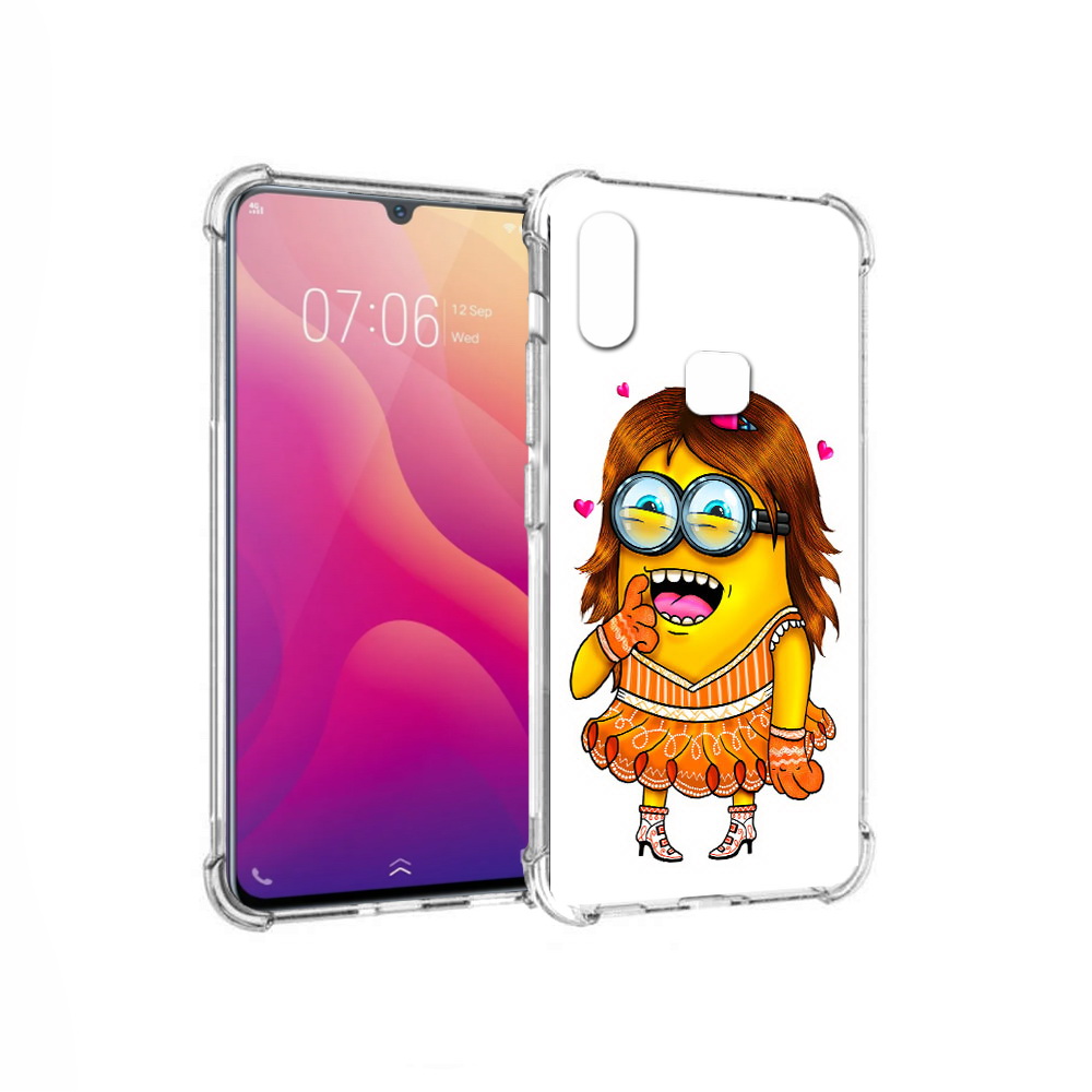 

Чехол MyPads Tocco для Vivo V11i Миньон девочка (PT119353.424.116), Прозрачный, Tocco