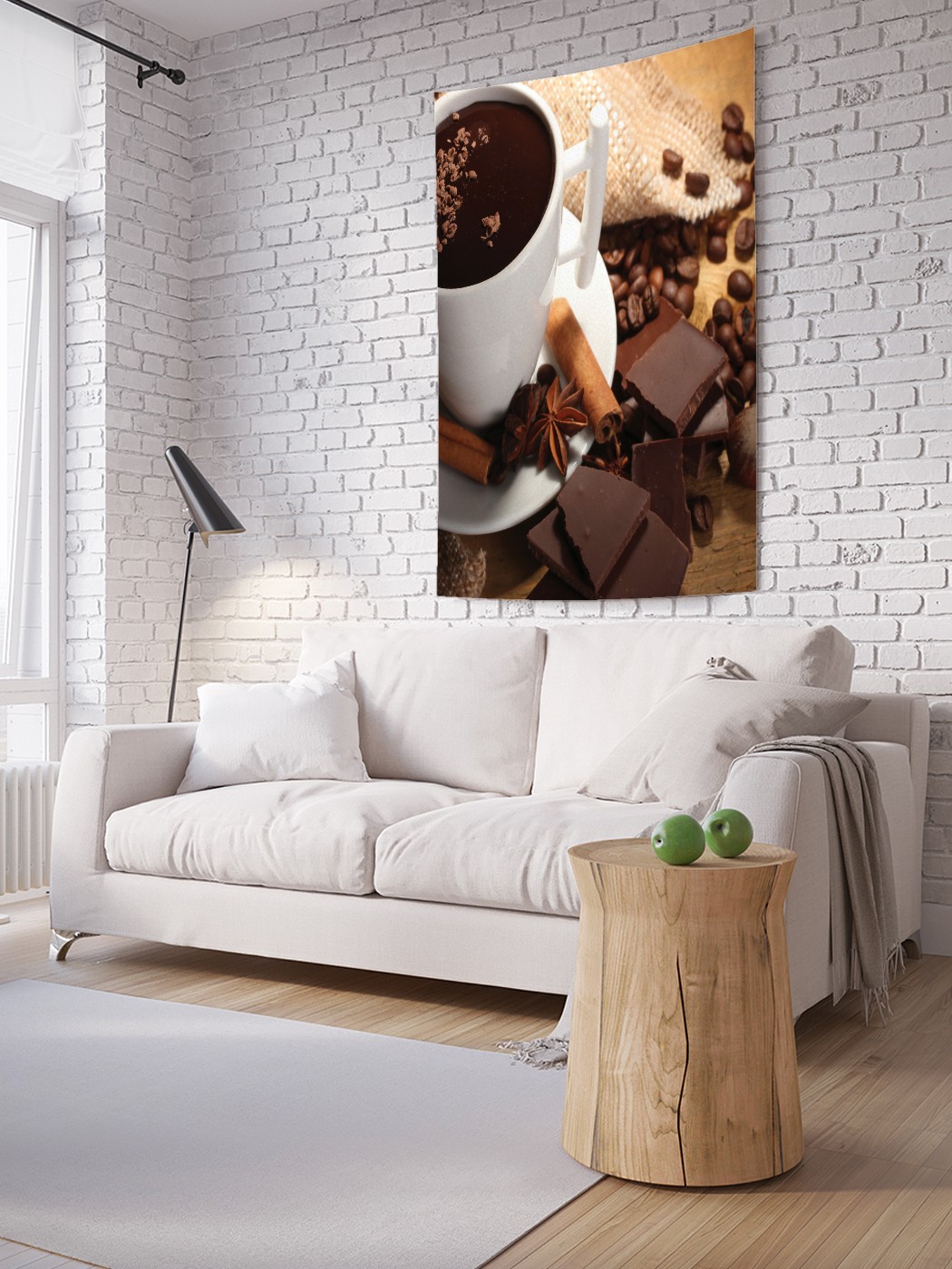 

Вертикальное фотопанно на стену JoyArty "Горячий шоколад", 150x200 см, Горячий шоколад