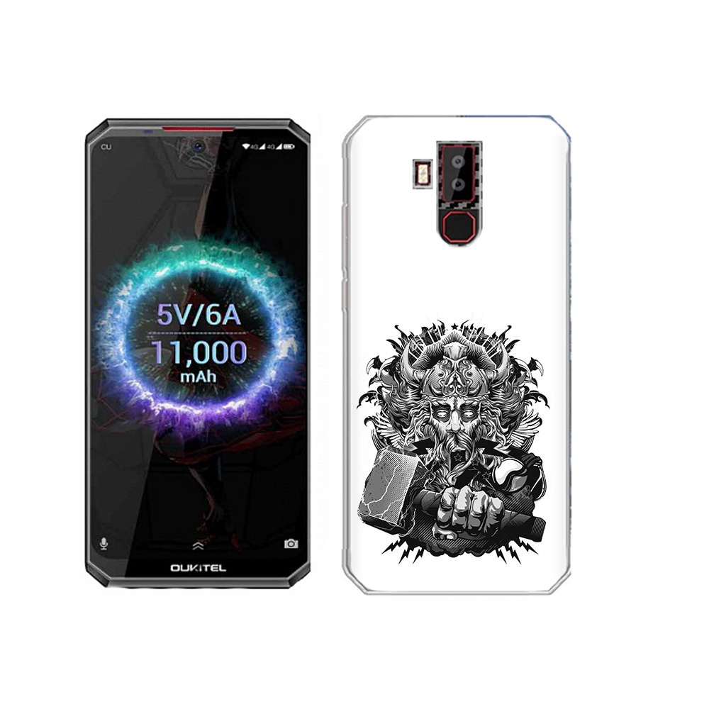 

Чехол MyPads Tocco для Oukitel K13 Pro злой тор, Прозрачный, Tocco