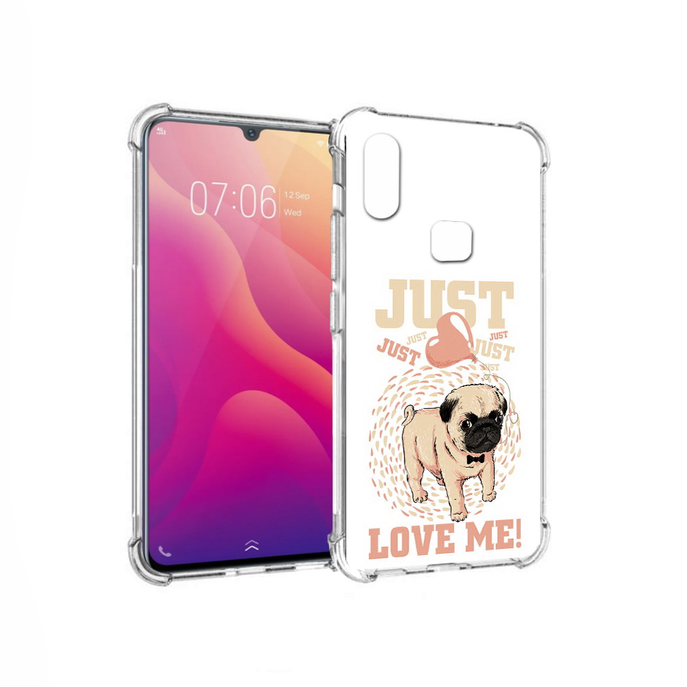 

Чехол MyPads Tocco для Vivo V11i Люби меня (PT119353.424.109), Прозрачный, Tocco