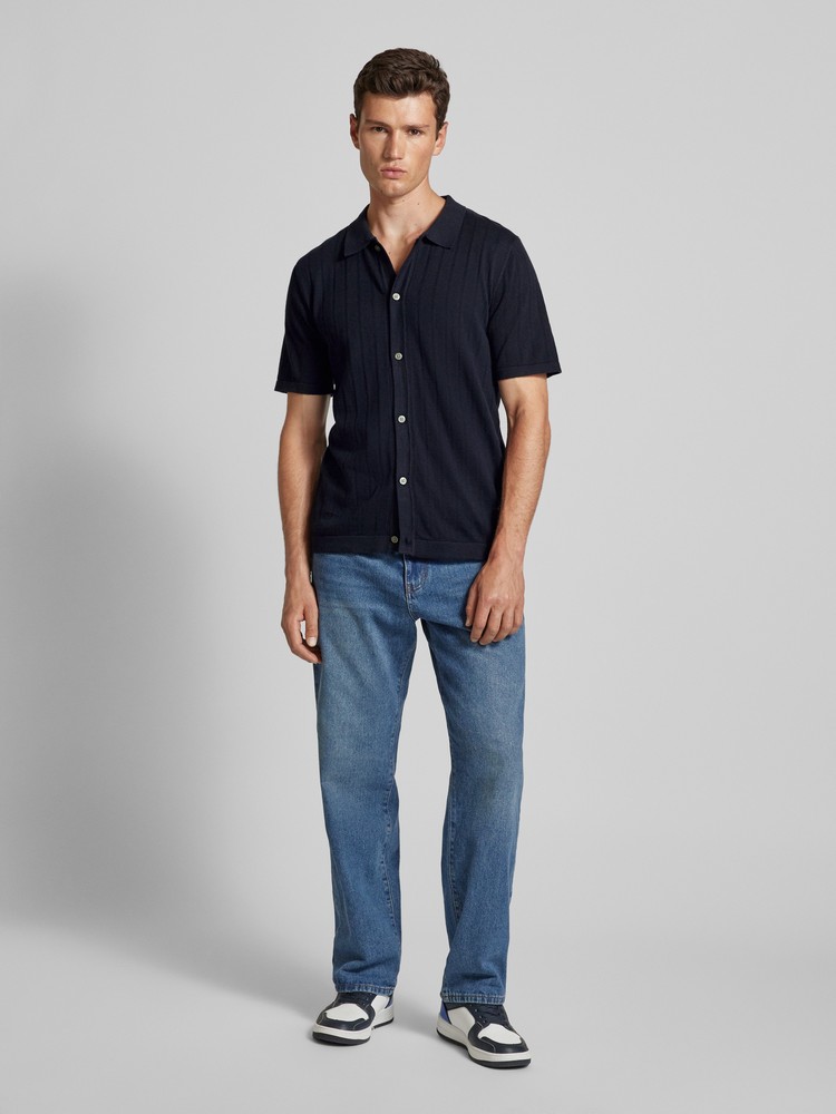 

Рубашка мужская Jack & Jones Premium 12259646 синяя XXL, Синий, 12259646