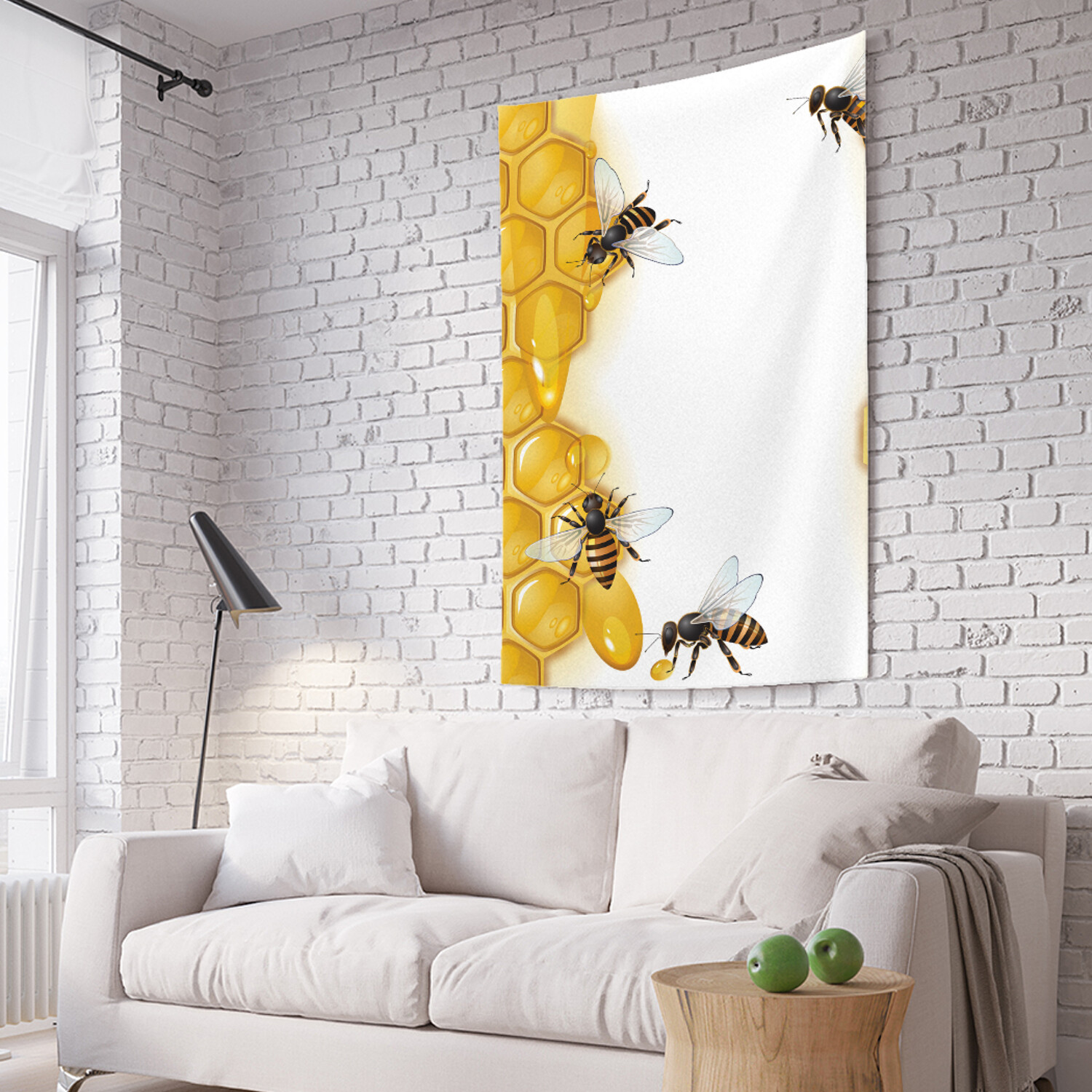 

Вертикальное фотопанно на стену JoyArty Пчелы и соты 150x200 см, Пчелы и соты