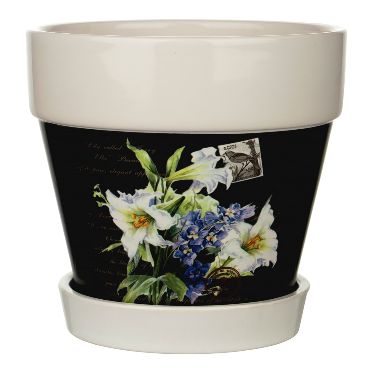 

Горшок для цветов BuyHouse KT-48576 черный